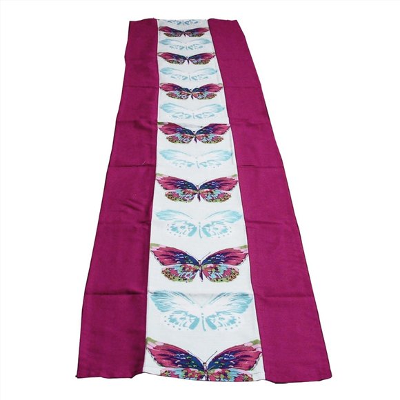 Melrose International LLC Other - NWT Butterfly with Purple Sides Table Runner